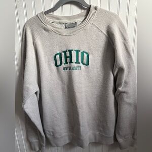 Artisan Off-White Ohio University Men's Crewneck Sweater